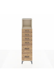 Kronos Dolap Tek Raflı 6 Çekmeceli 44x59x182 Aytaşı-Çam