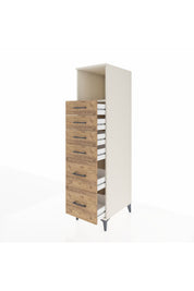 Kronos Dolap Tek Raflı 6 Çekmeceli 44x59x182 Aytaşı-Çam