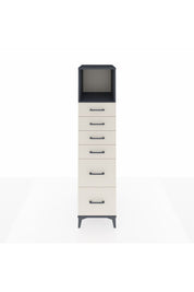 Kronos Dolap Tek Raflı 6 Çekmeceli 44x59x182 Antrasit-Aytaşı