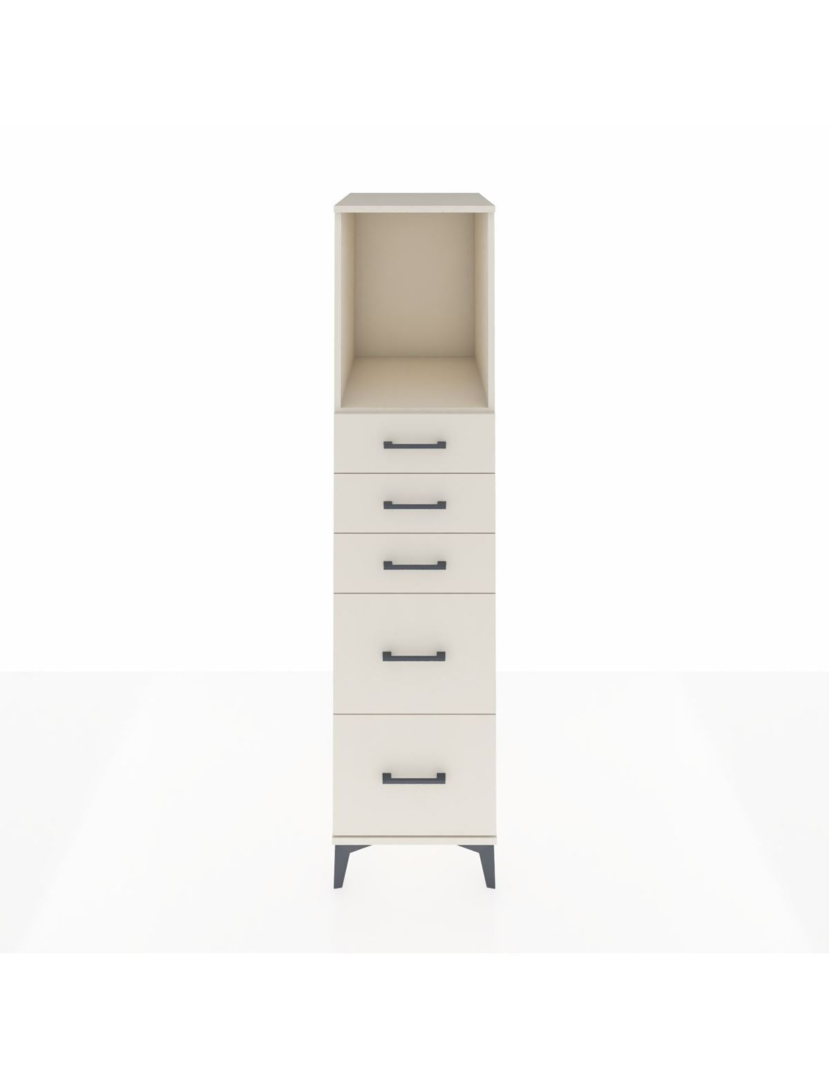 Kronos Dolap Tek Raflı 5 Çekmeceli 44x59x182 Aytaşı-Aytaşı