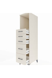 Kronos Dolap Tek Raflı 5 Çekmeceli 44x59x182 - S88M046V1C
