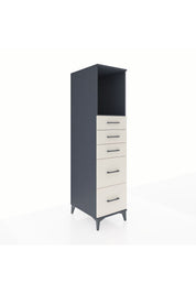 Kronos Dolap Tek Raflı 5 Çekmeceli 44x59x182 - S88M046V4C