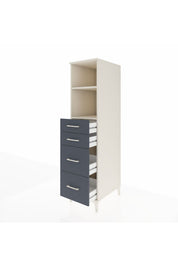 Kronos Dolap 2 Raflı 4 Çekmeceli 44x59x182 - S88M047V2C