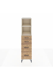 Kronos Dolap 2 Raflı 4 Çekmeceli 44x59x182 Aytaşı-Çam