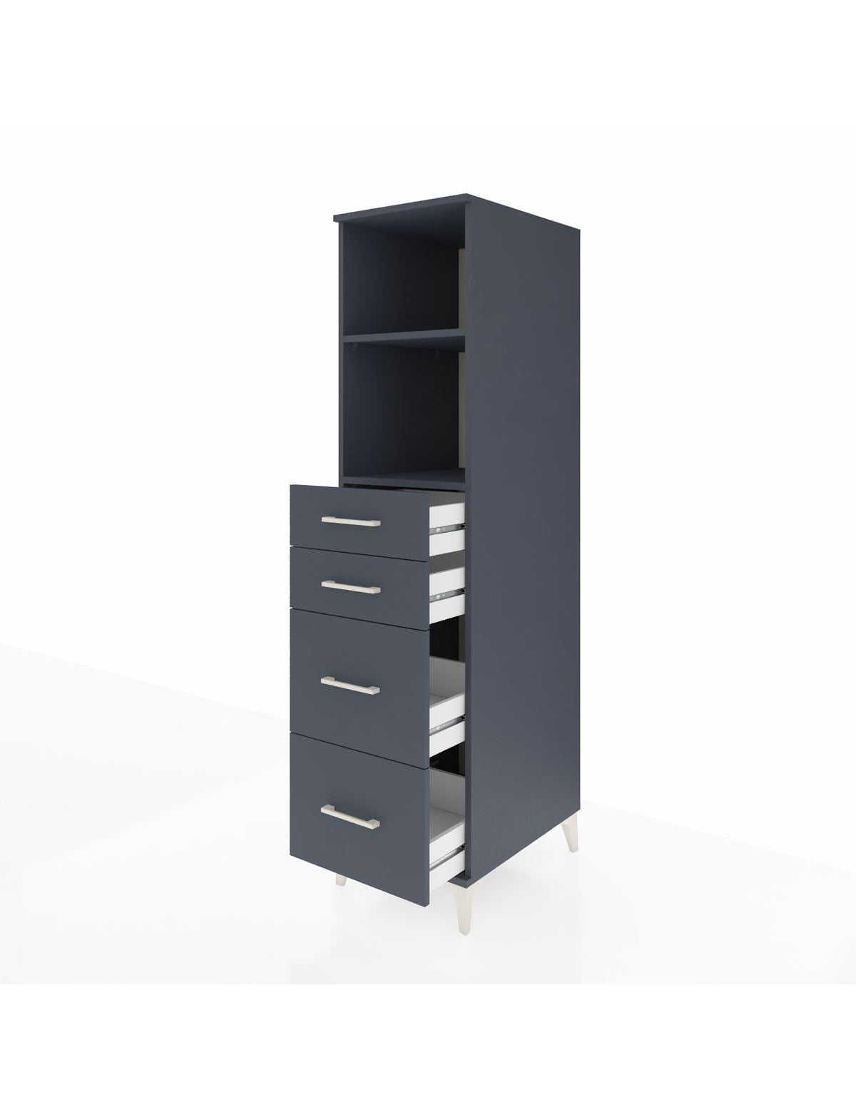 Kronos Dolap 2 Raflı 4 Çekmeceli 44x59x182 - S88M047V5C