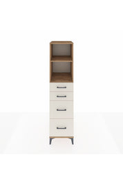 Kronos Dolap 2 Raflı 4 Çekmeceli 44x59x182 Çam-Aytaşı