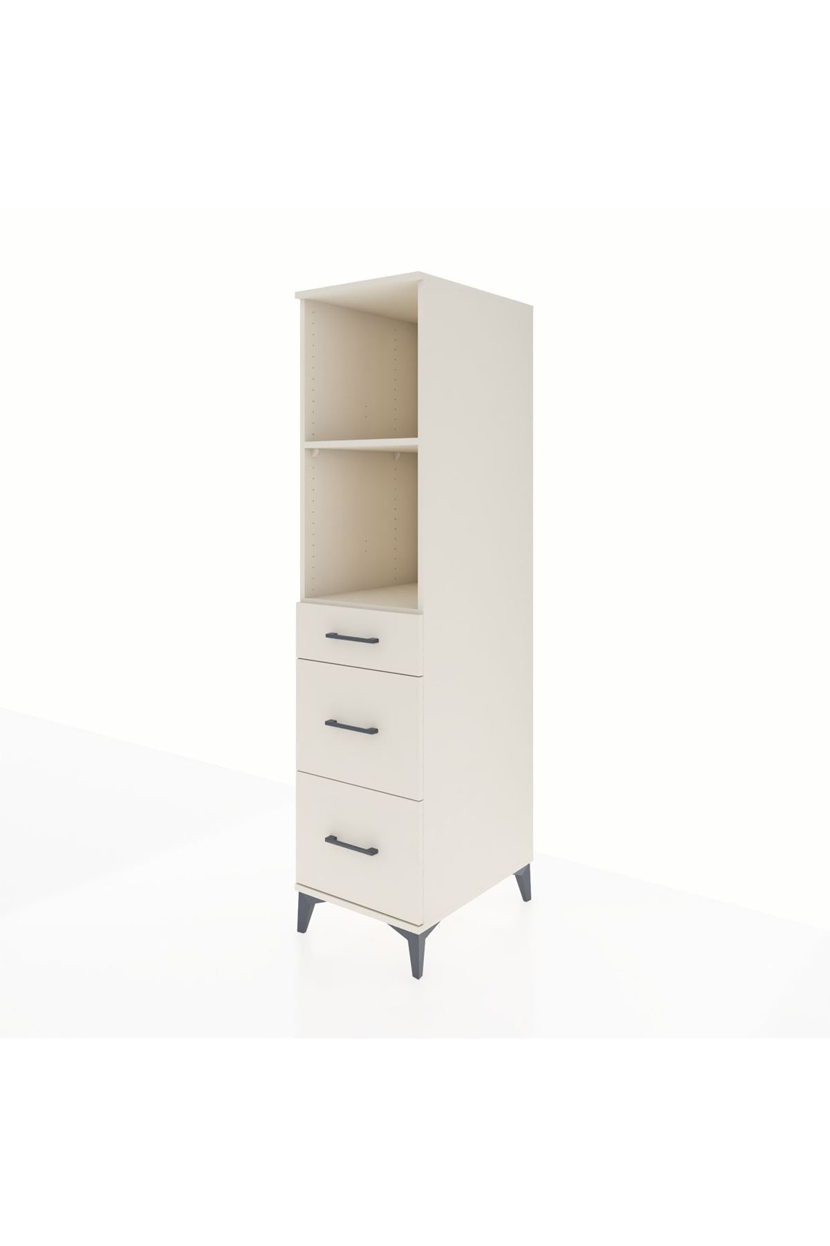 Kronos Dolap 2 Raflı 3 Çekmeceli 44x59x182 - S88M048V1C