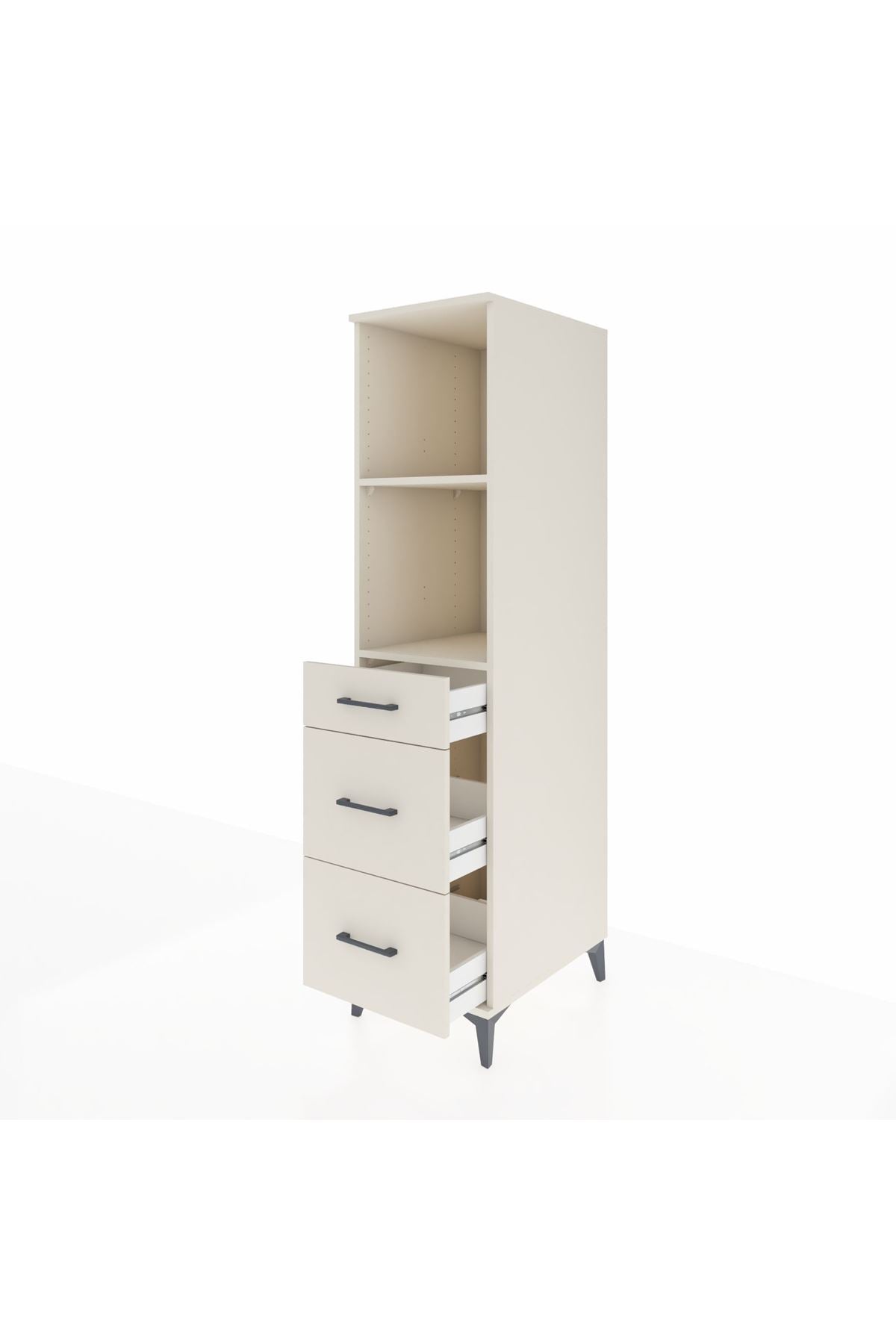 Kronos Dolap 2 Raflı 3 Çekmeceli 44x59x182 - S88M048V1C