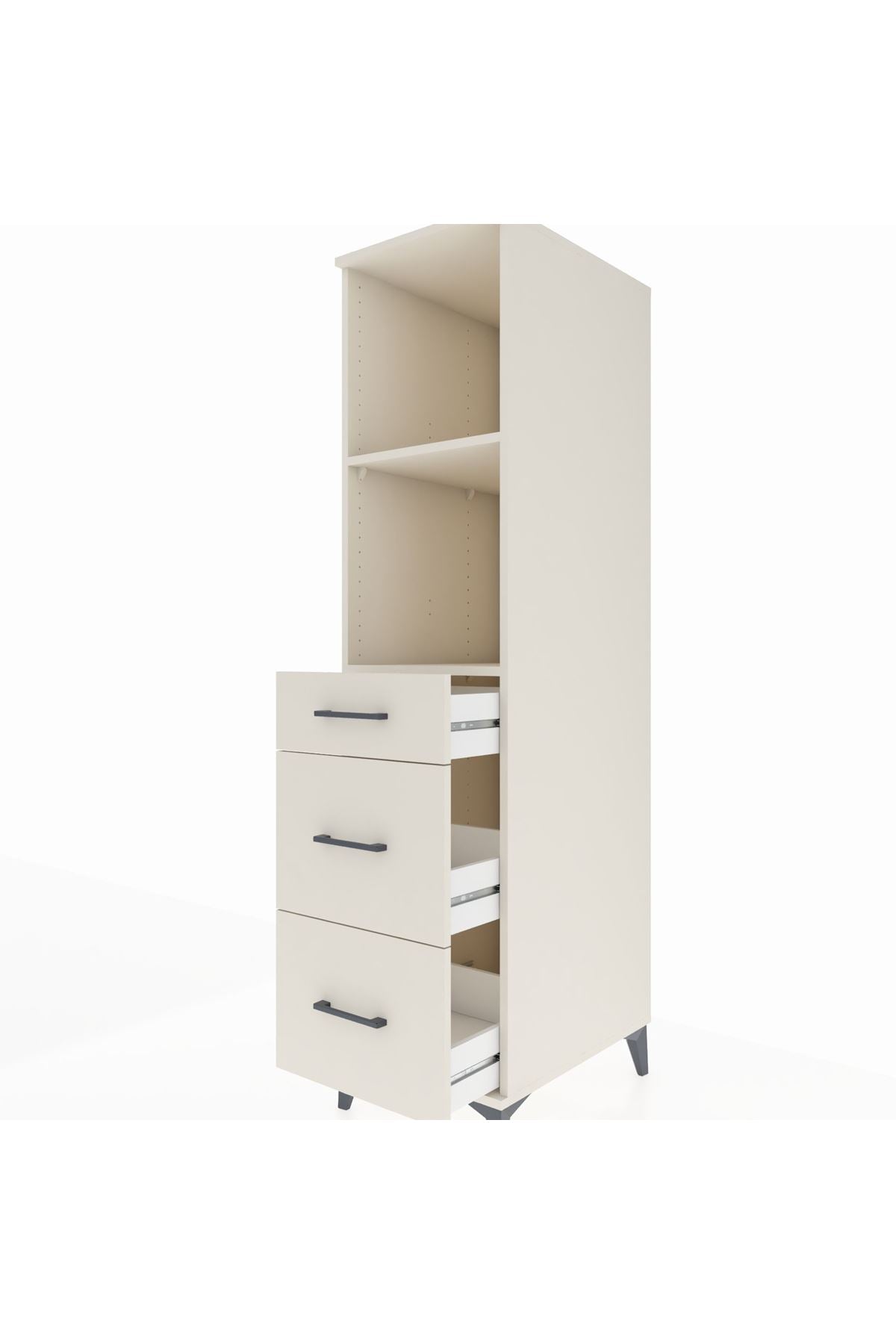 Kronos Dolap 2 Raflı 3 Çekmeceli 44x59x182 - S88M048V1C