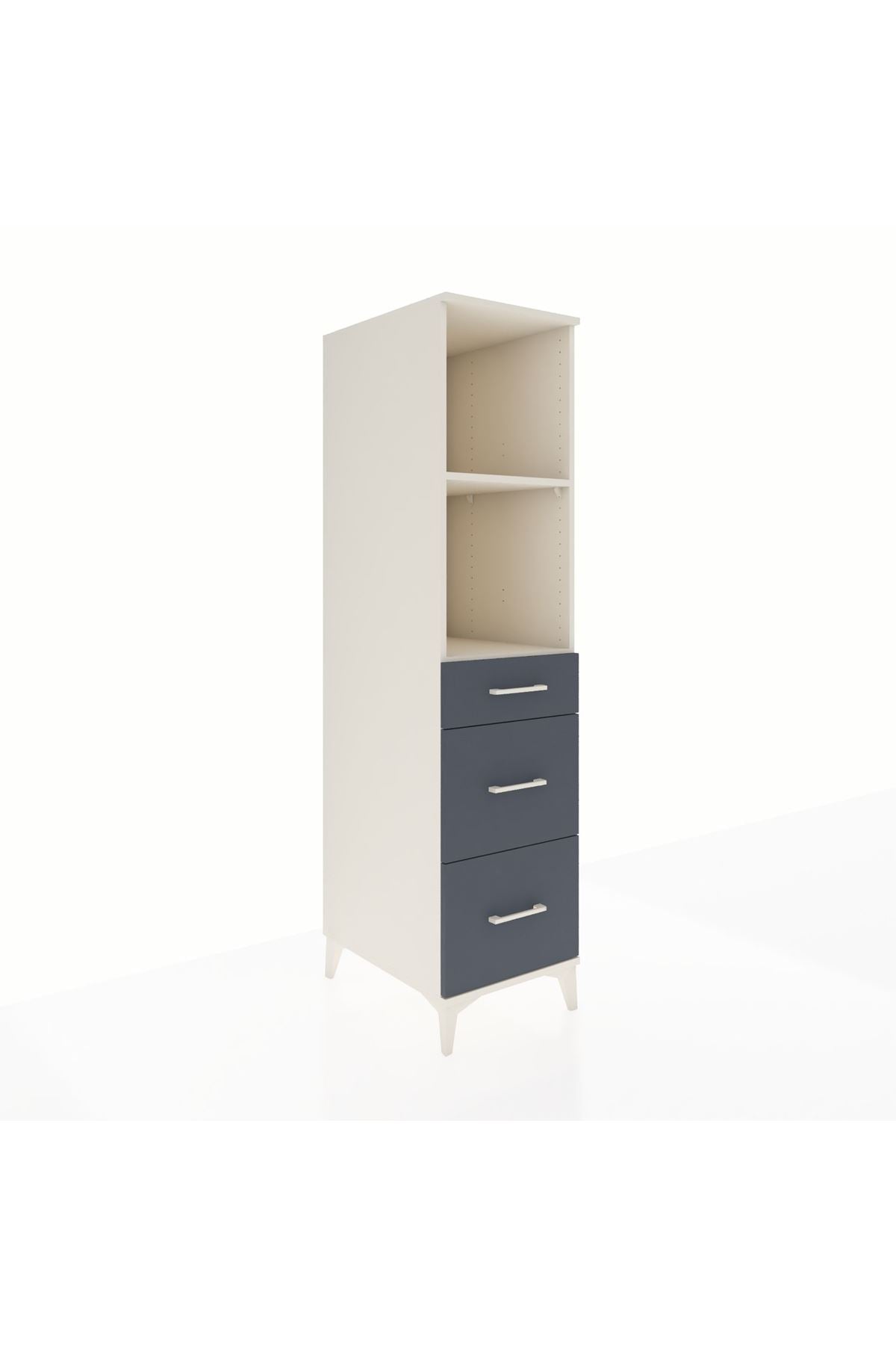 Kronos Dolap 2 Raflı 3 Çekmeceli 44x59x182 - S88M048V2C