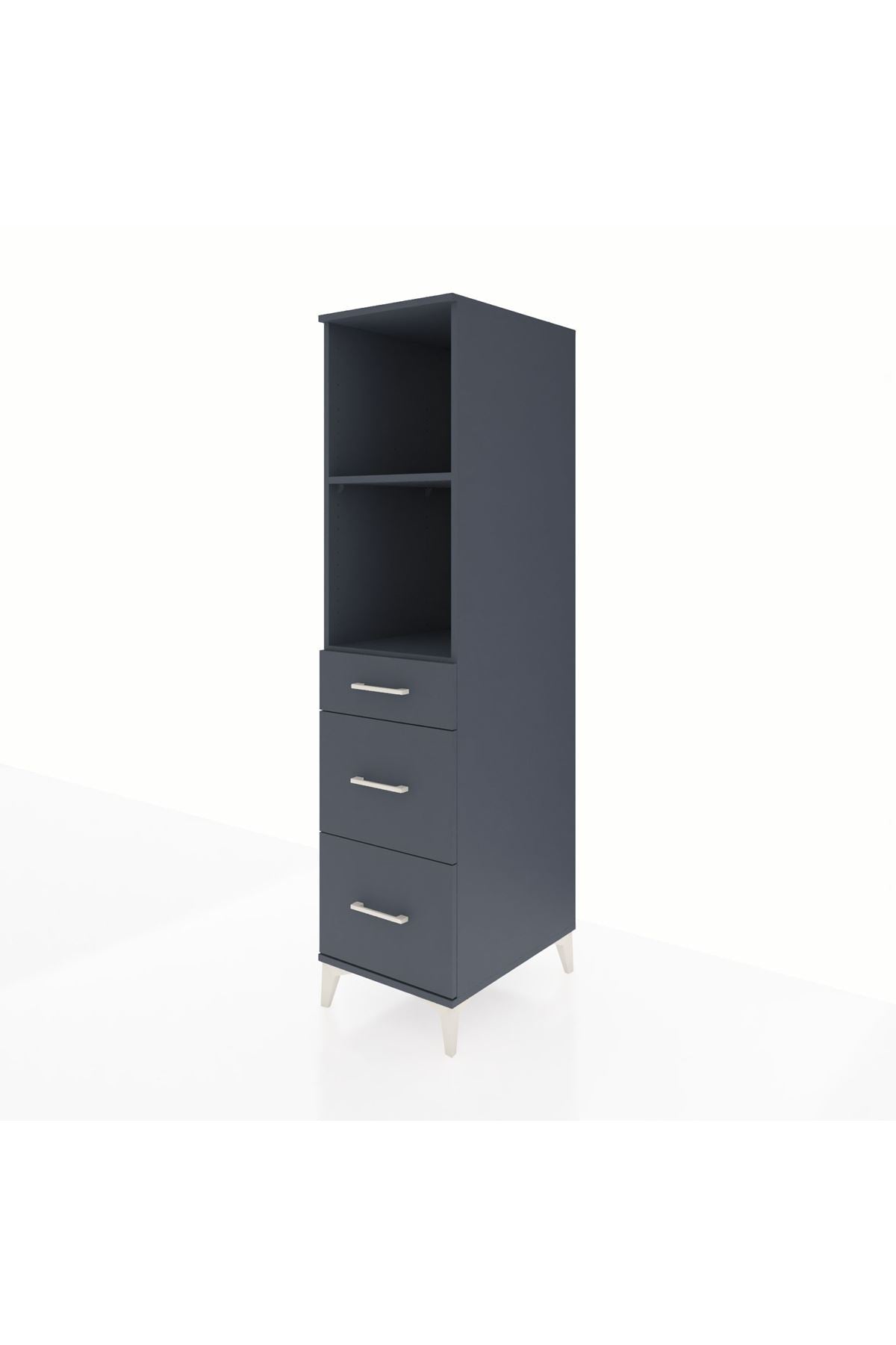 Kronos Dolap 2 Raflı 3 Çekmeceli 44x59x182 - S88M048V5C