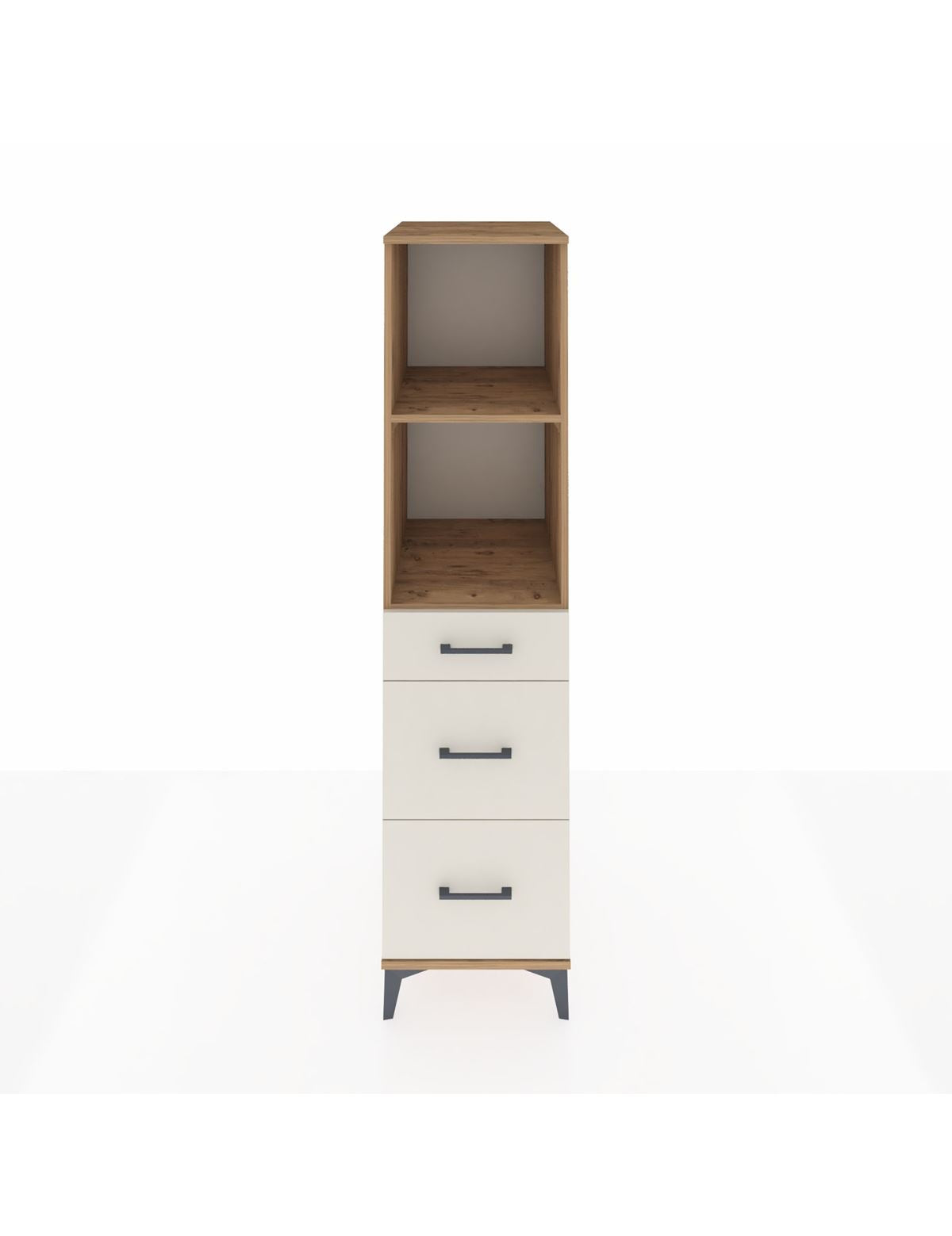 Kronos Dolap 2 Raflı 3 Çekmeceli 44x59x182 - S88M048V7C