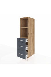 Kronos Dolap 2 Raflı 3 Çekmeceli 44x59x182 - S88M048V8C