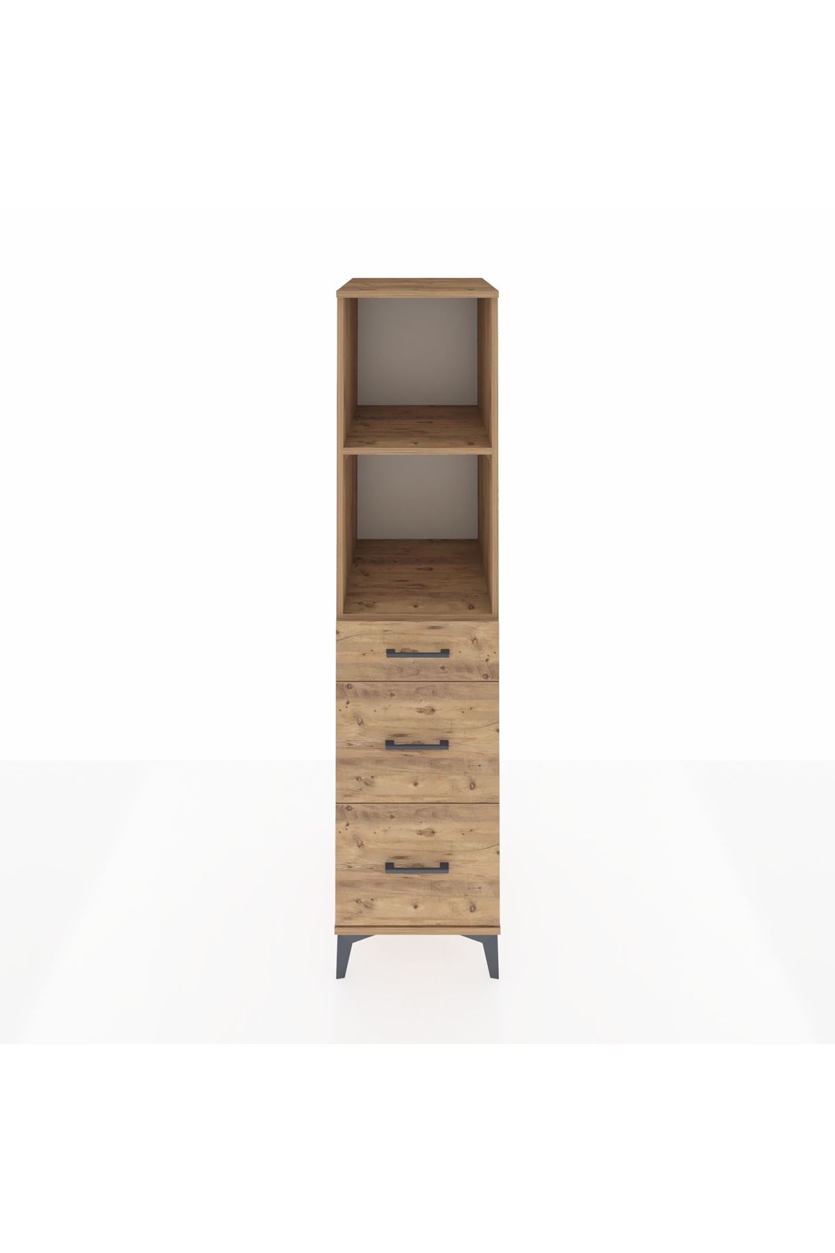 Kronos Dolap 2 Raflı 3 Çekmeceli 44x59x182 - S88M048V9C
