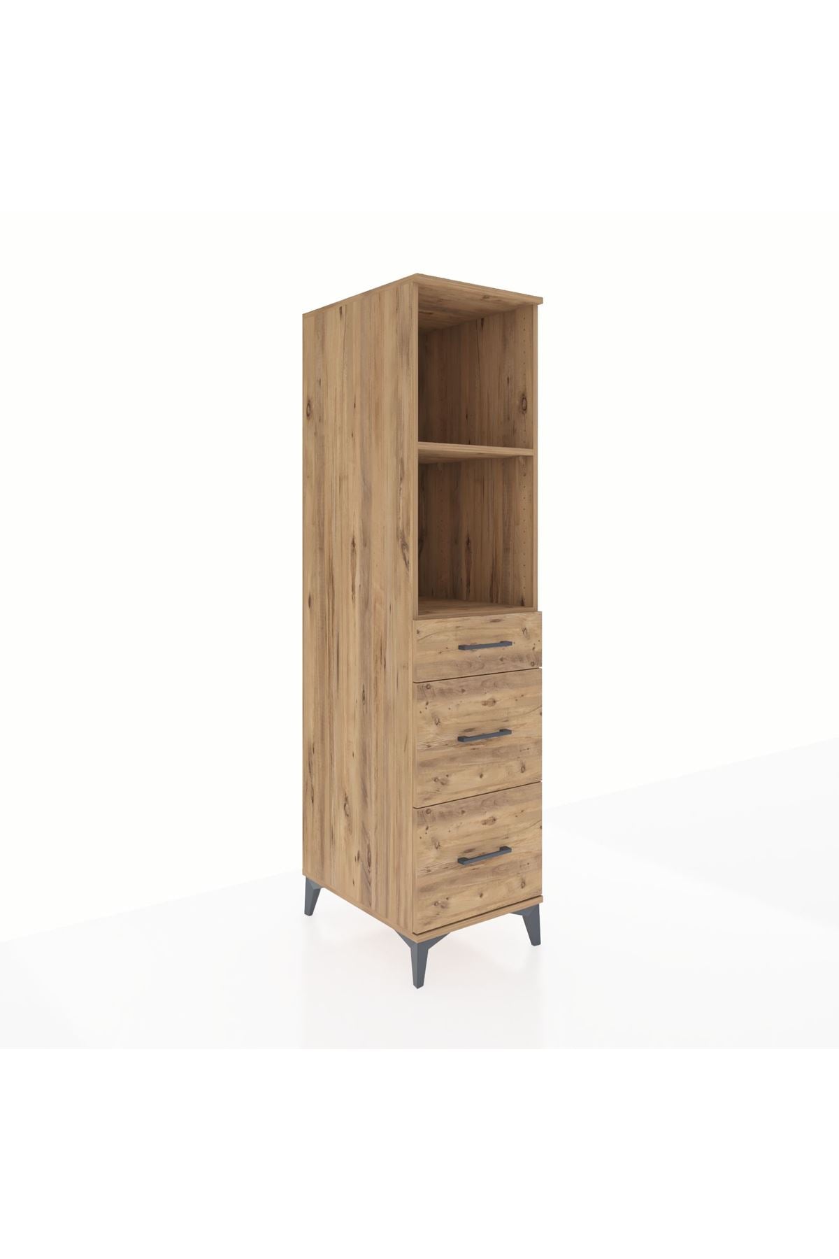 Kronos Dolap 2 Raflı 3 Çekmeceli 44x59x182 - S88M048V9C