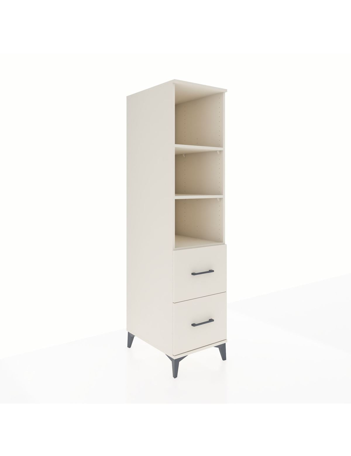 Kronos Dolap 3 Raflı 2 Çekmeceli 44x59x182 - S88M049V1C