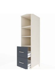 Kronos Dolap 3 Raflı 2 Çekmeceli 44x59x182 - S88M049V2C
