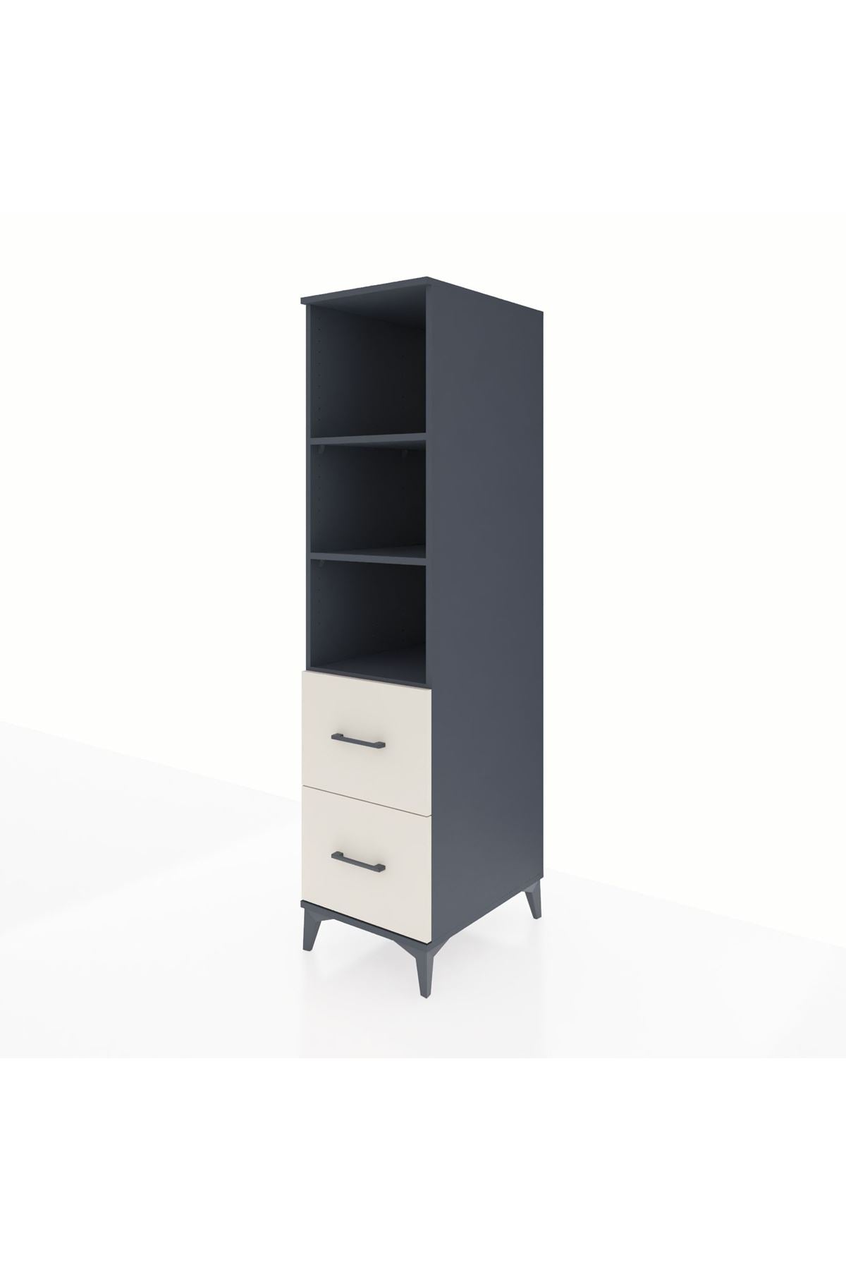 Kronos Dolap 3 Raflı 2 Çekmeceli 44x59x182 - S88M049V4C