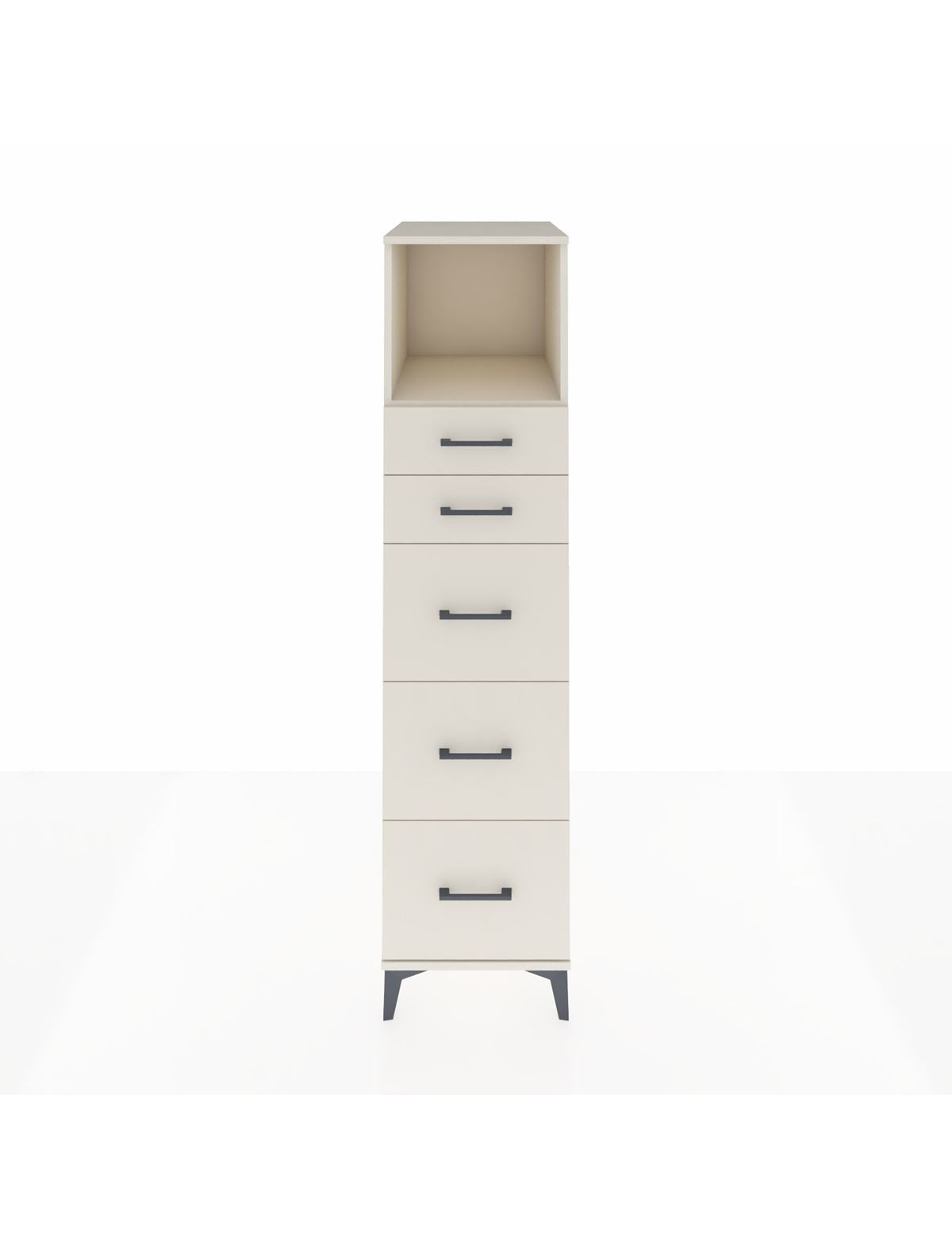 Kronos Dolap Tek Raflı 5 Çekmeceli 44x59x182 Aytaşı-Aytaşı