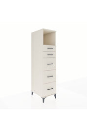 Kronos Dolap Tek Raflı 5 Çekmeceli 44x59x182 - S88M050V1C