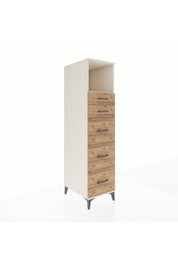Kronos Dolap Tek Raflı 5 Çekmeceli 44x59x182 Aytaşı-Çam