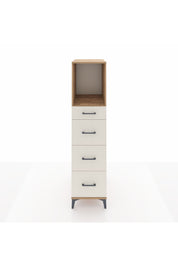 Kronos Dolap Tek Raflı 4 Çekmeceli 44x59x182 Çam-Aytaşı