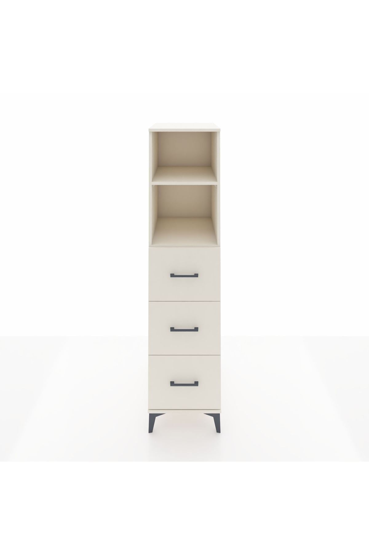 Kronos Dolap 2 Raflı 3 Çekmeceli 44x59x182 Aytaşı-Aytaşı