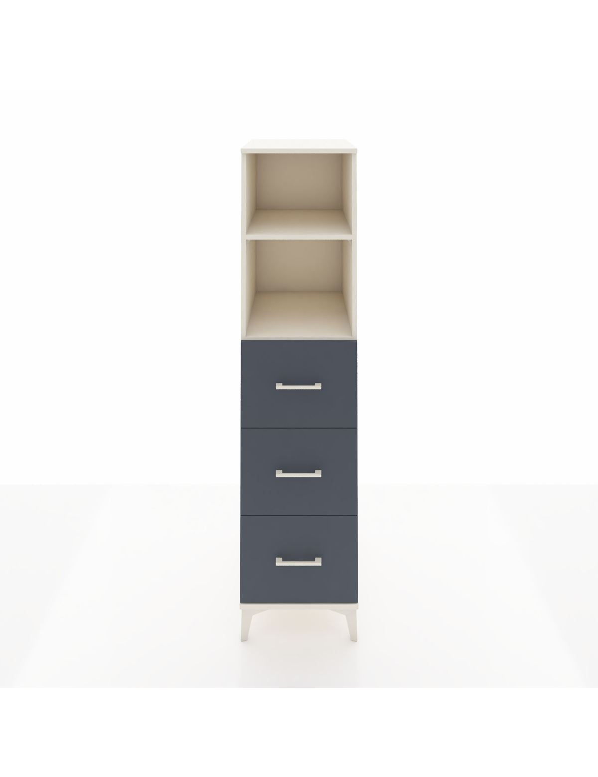 Kronos Dolap 2 Raflı 3 Çekmeceli 44x59x182 Aytaşı-Antrasit