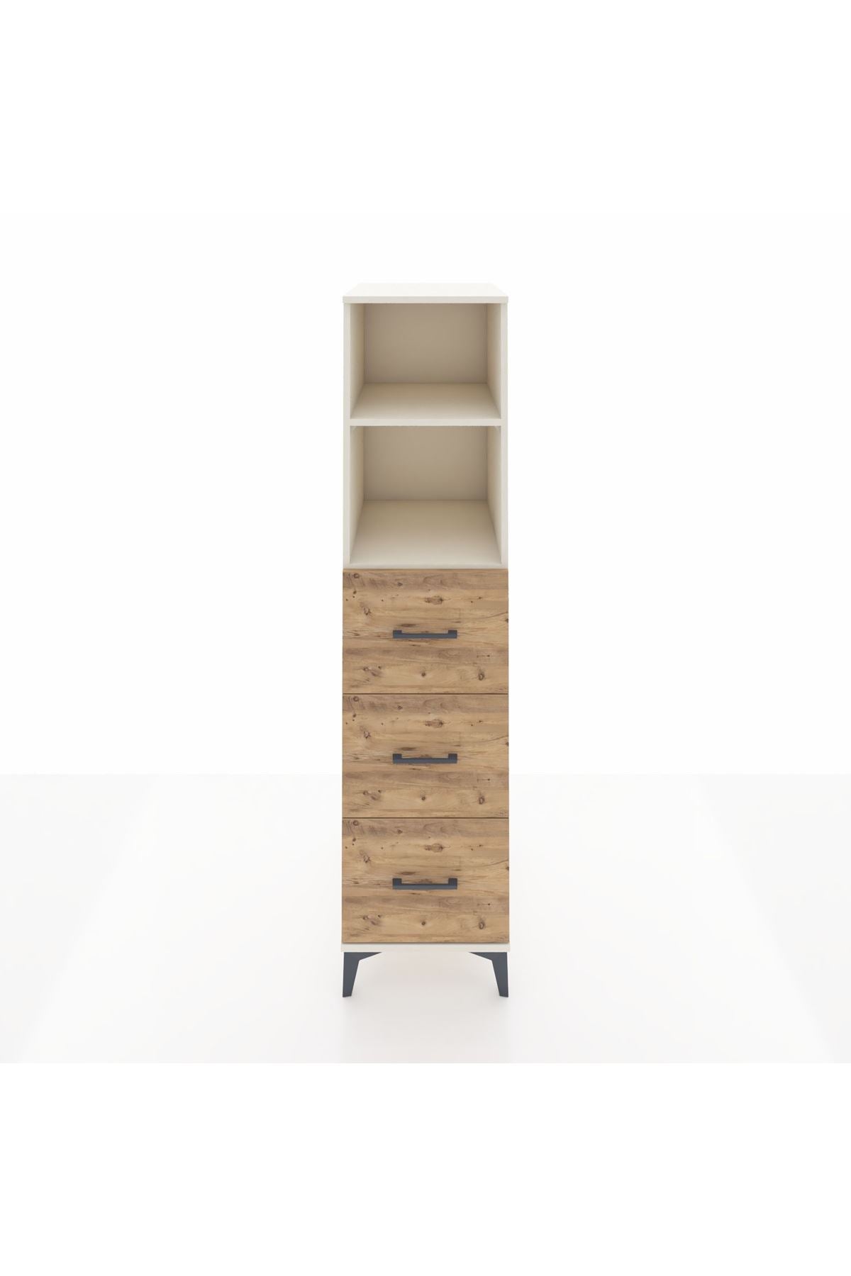 Kronos Dolap 2 Raflı 3 Çekmeceli 44x59x182 - S88M052V3C