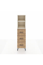 Kronos Dolap 2 Raflı 3 Çekmeceli 44x59x182 - S88M052V3C