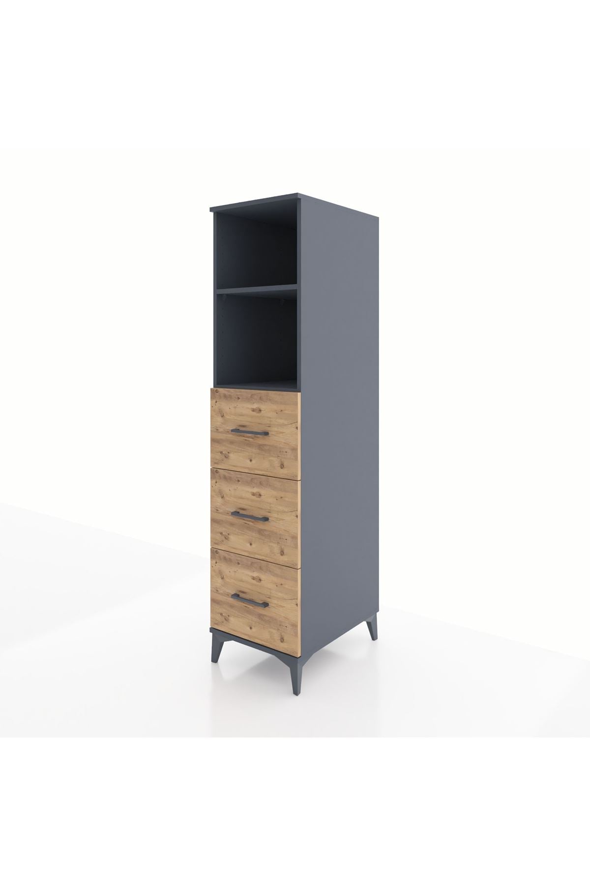 Kronos Dolap 2 Raflı 3 Çekmeceli 44x59x182 - S88M052V6C