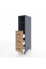 Kronos Dolap 2 Raflı 3 Çekmeceli 44x59x182 - S88M052V6C