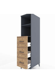 Kronos Dolap 2 Raflı 3 Çekmeceli 44x59x182 - S88M052V6C