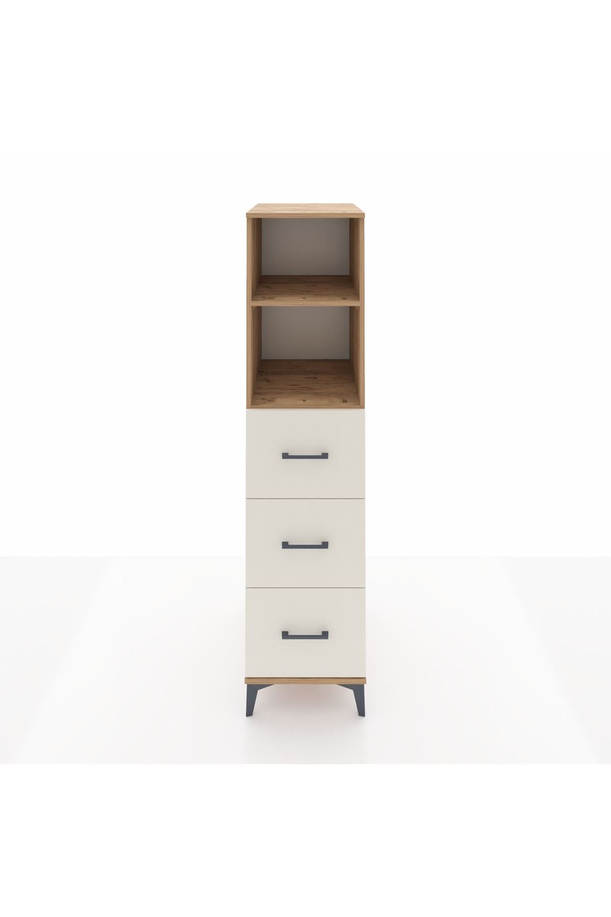 Kronos Dolap 2 Raflı 3 Çekmeceli 44x59x182 - S88M052V7C