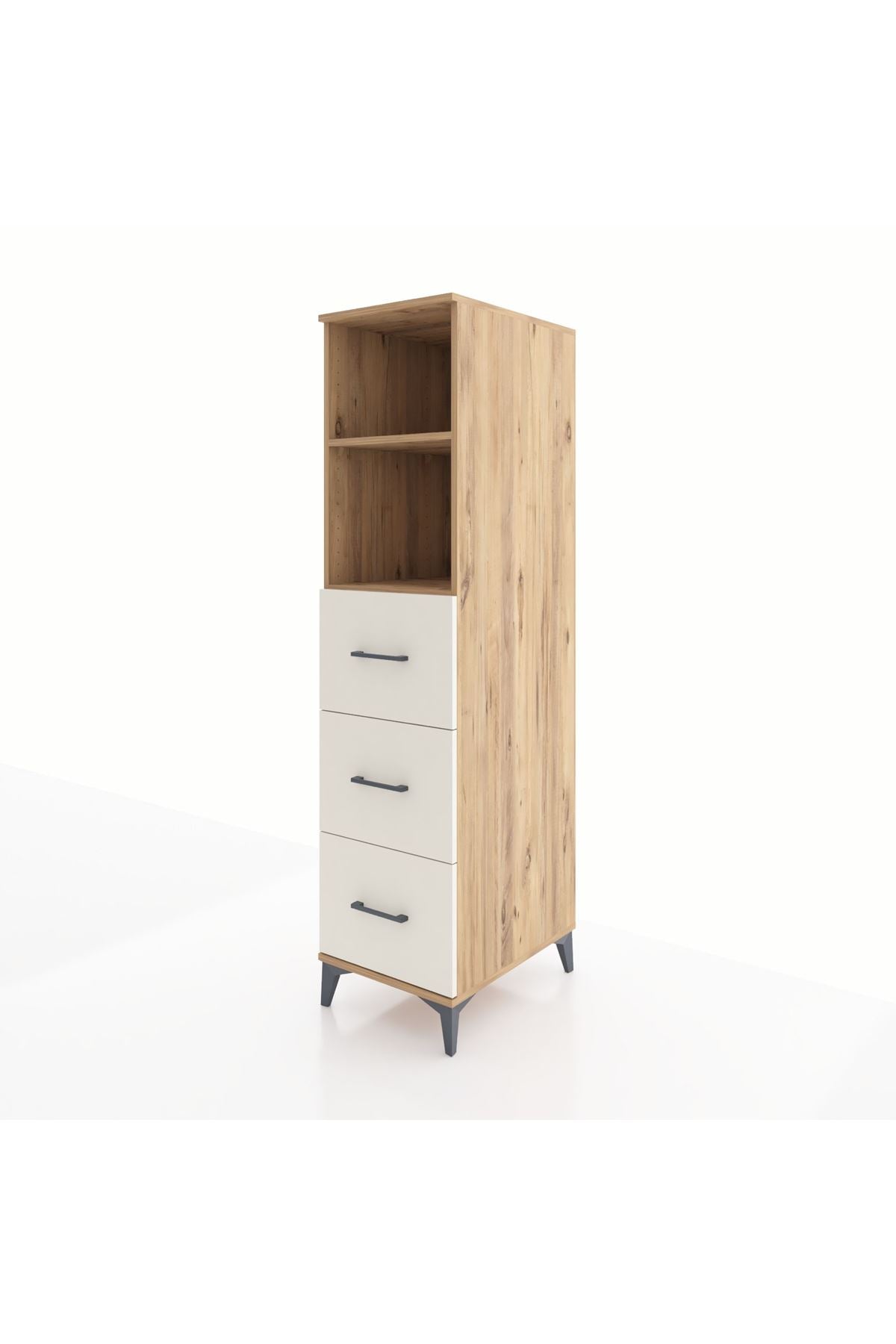 Kronos Dolap 2 Raflı 3 Çekmeceli 44x59x182 - S88M052V7C