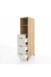 Kronos Dolap 2 Raflı 3 Çekmeceli 44x59x182 - S88M052V7C