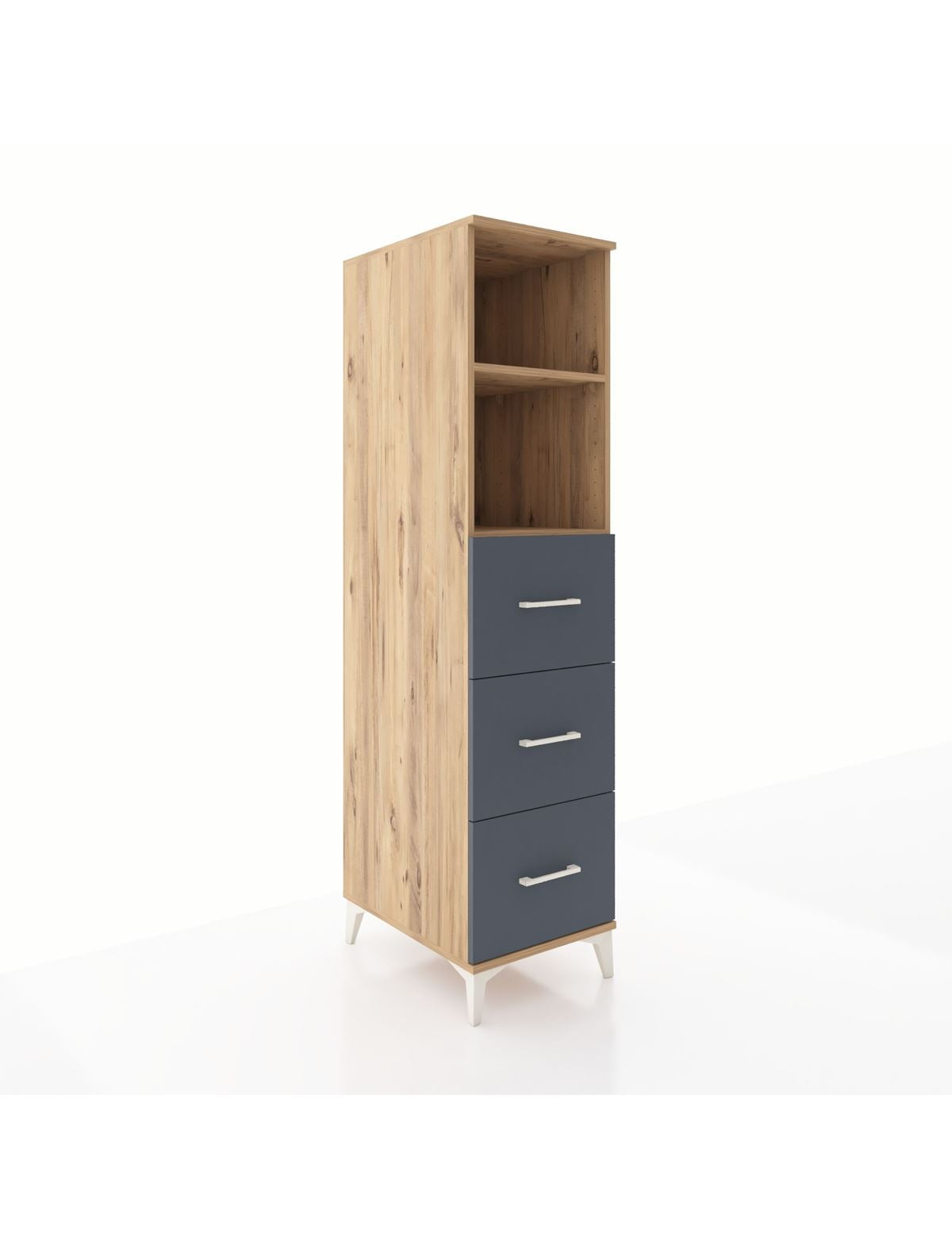 Kronos Dolap 2 Raflı 3 Çekmeceli 44x59x182 - S88M052V8C
