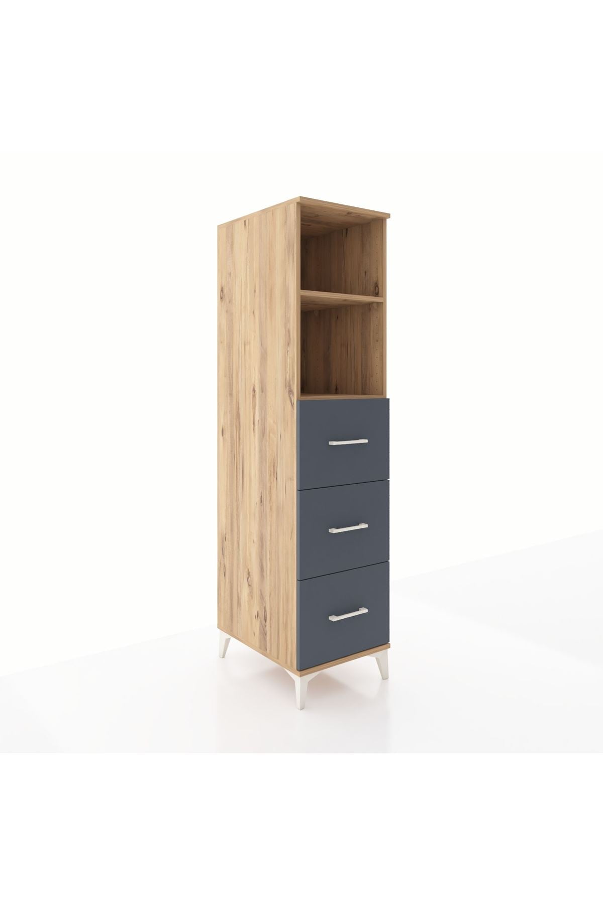 Kronos Dolap 2 Raflı 3 Çekmeceli 44x59x182 - S88M052V8C