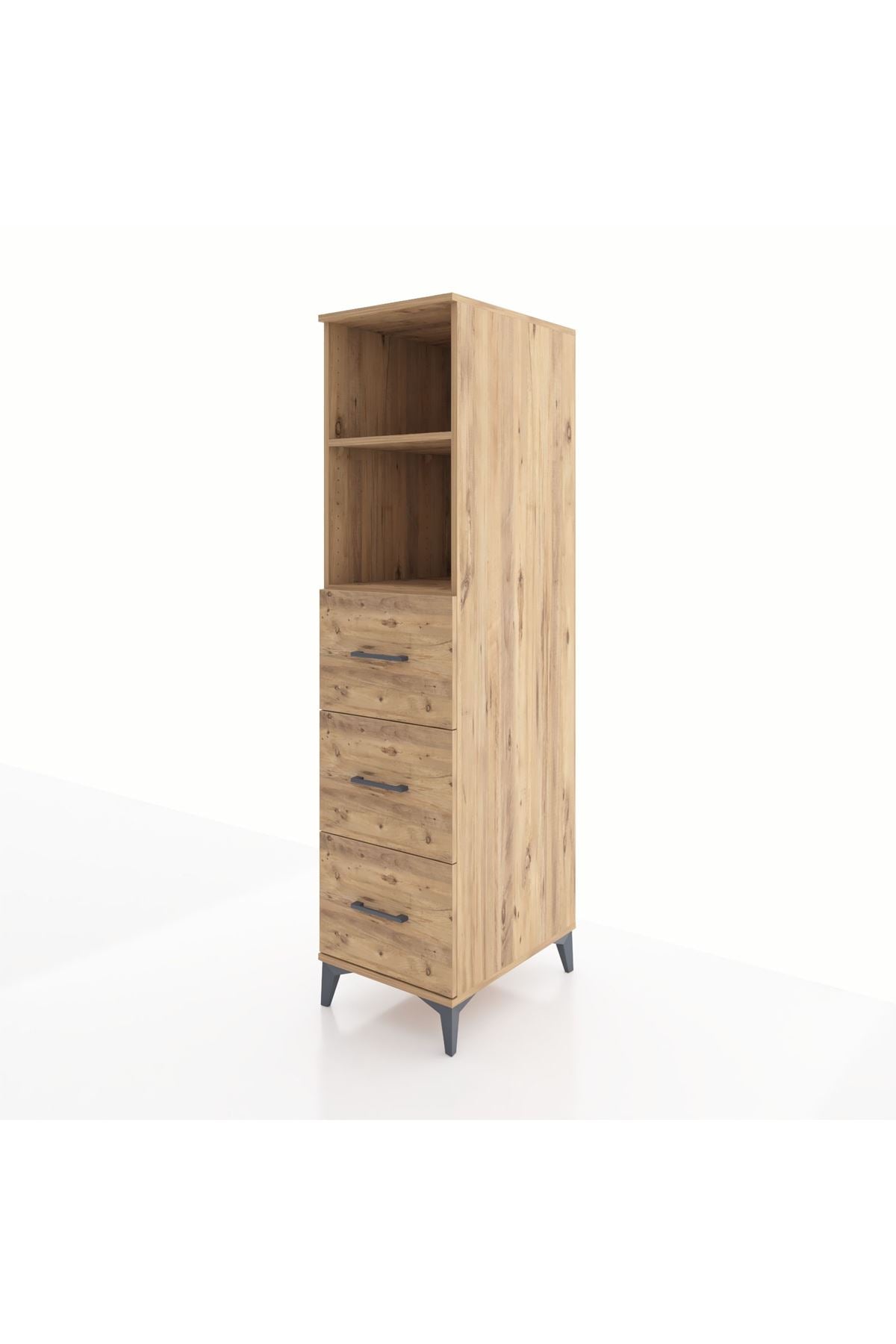 Kronos Dolap 2 Raflı 3 Çekmeceli 44x59x182 - S88M052V9C