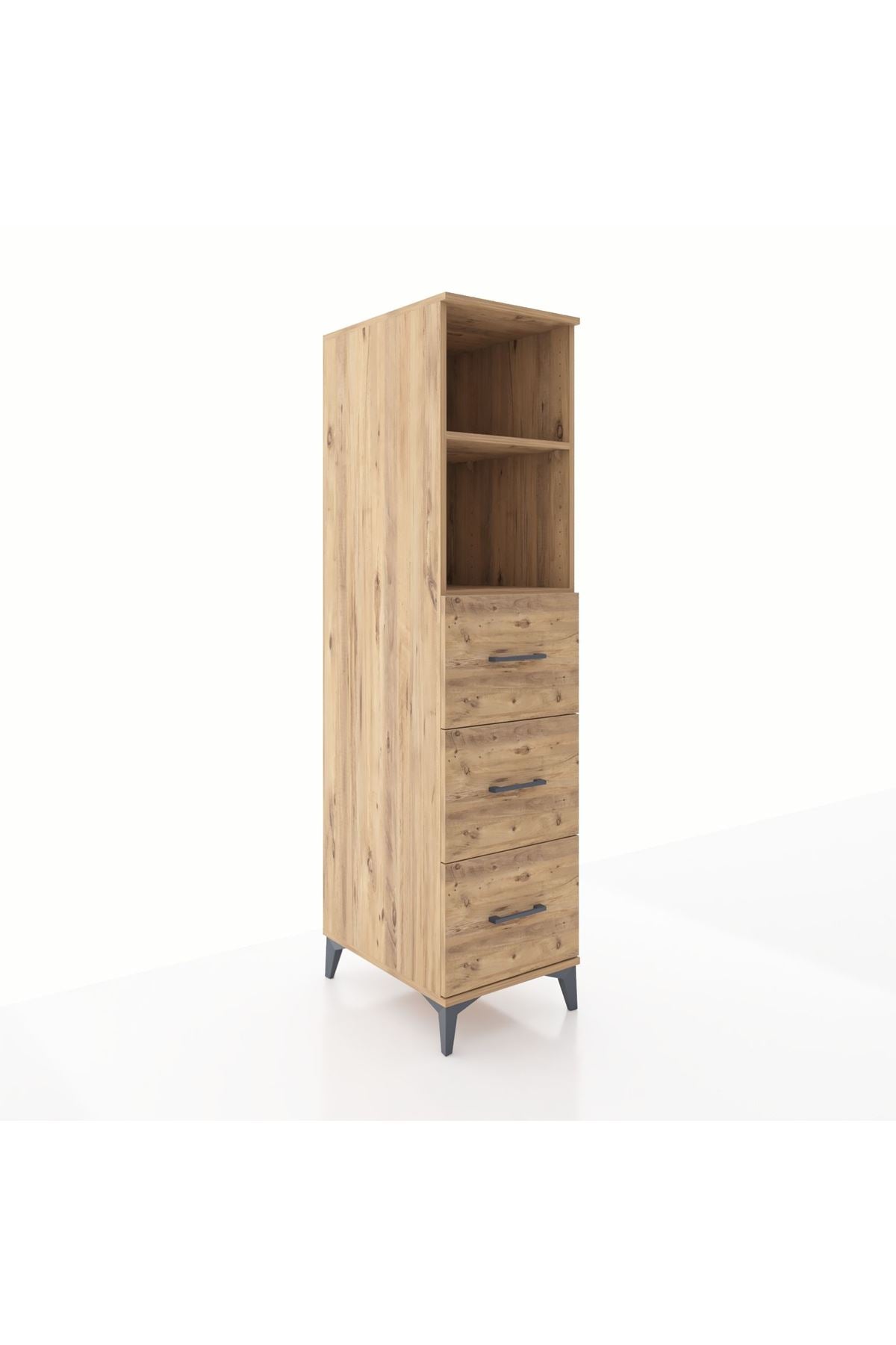 Kronos Dolap 2 Raflı 3 Çekmeceli 44x59x182 - S88M052V9C