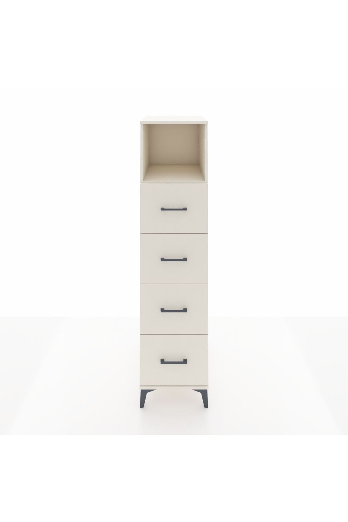 Kronos Dolap Tek Raflı 4 Çekmeceli 44x59x182 Aytaşı-Aytaşı