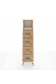 Kronos Dolap Tek Raflı 4 Çekmeceli 44x59x182 Aytaşı-Çam