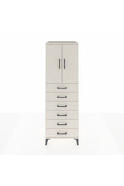 Kronos Dolap Tek Raflı 6 Çekmeceli 2 Kapaklı 60x59x182 Aytaşı-Aytaşı