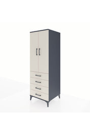 Kronos Dolap 2 Raflı 4 Çekmeceli 2 Kapaklı 60x59x182 - S89M005V4C