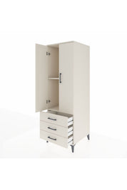 Kronos Dolap 2 Raflı 3 Çekmeceli 2 Kapaklı 60x59x182 - S89M006V1C
