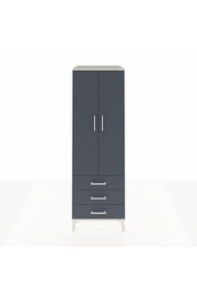 Kronos Dolap 2 Raflı 3 Çekmeceli 2 Kapaklı 60x59x182 Aytaşı-Antrasit