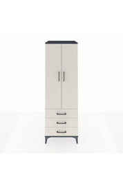 Kronos Dolap 2 Raflı 3 Çekmeceli 2 Kapaklı 60x59x182 - S89M006V4C