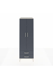 Kronos Dolap 4 Raflı 2 Çekmeceli 2 Kapaklı 60x59x182 Aytaşı-Antrasit