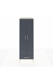 Kronos Dolap 4 Raflı Tek Çekmeceli 2 Kapaklı 60x59x182 Aytaşı-Antrasit