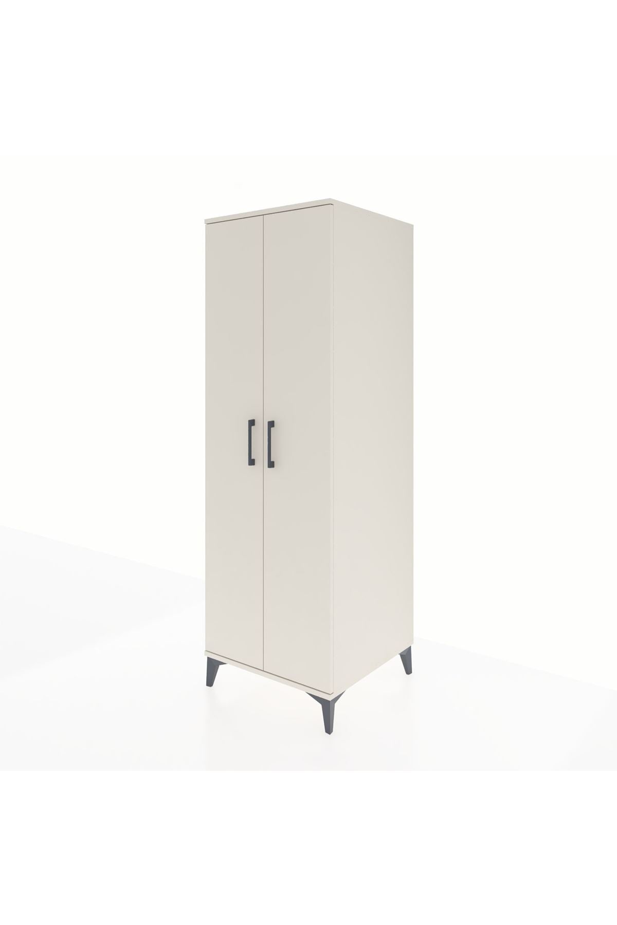 Kronos Dolap 4 Raflı 2 Kapaklı 60x59x182 Aytaşı-Aytaşı